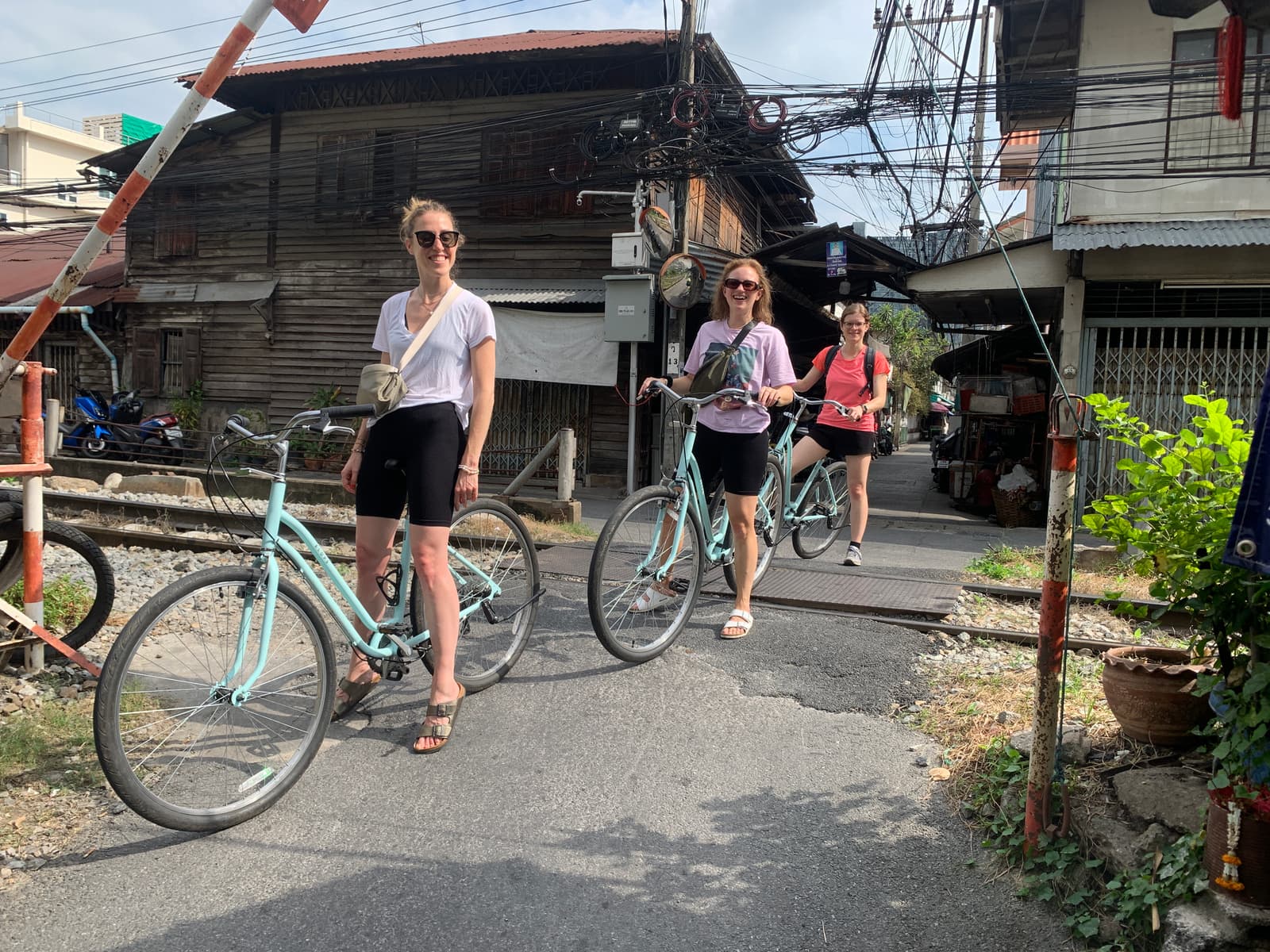 Bangkok Temples, Canals & Local Life Bike Tour
