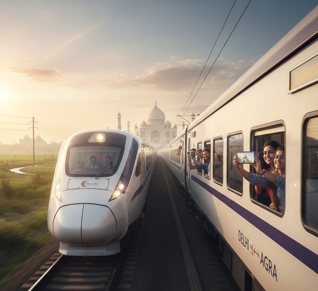 Same Day Taj Mahal Tour By Gatiman Express Train