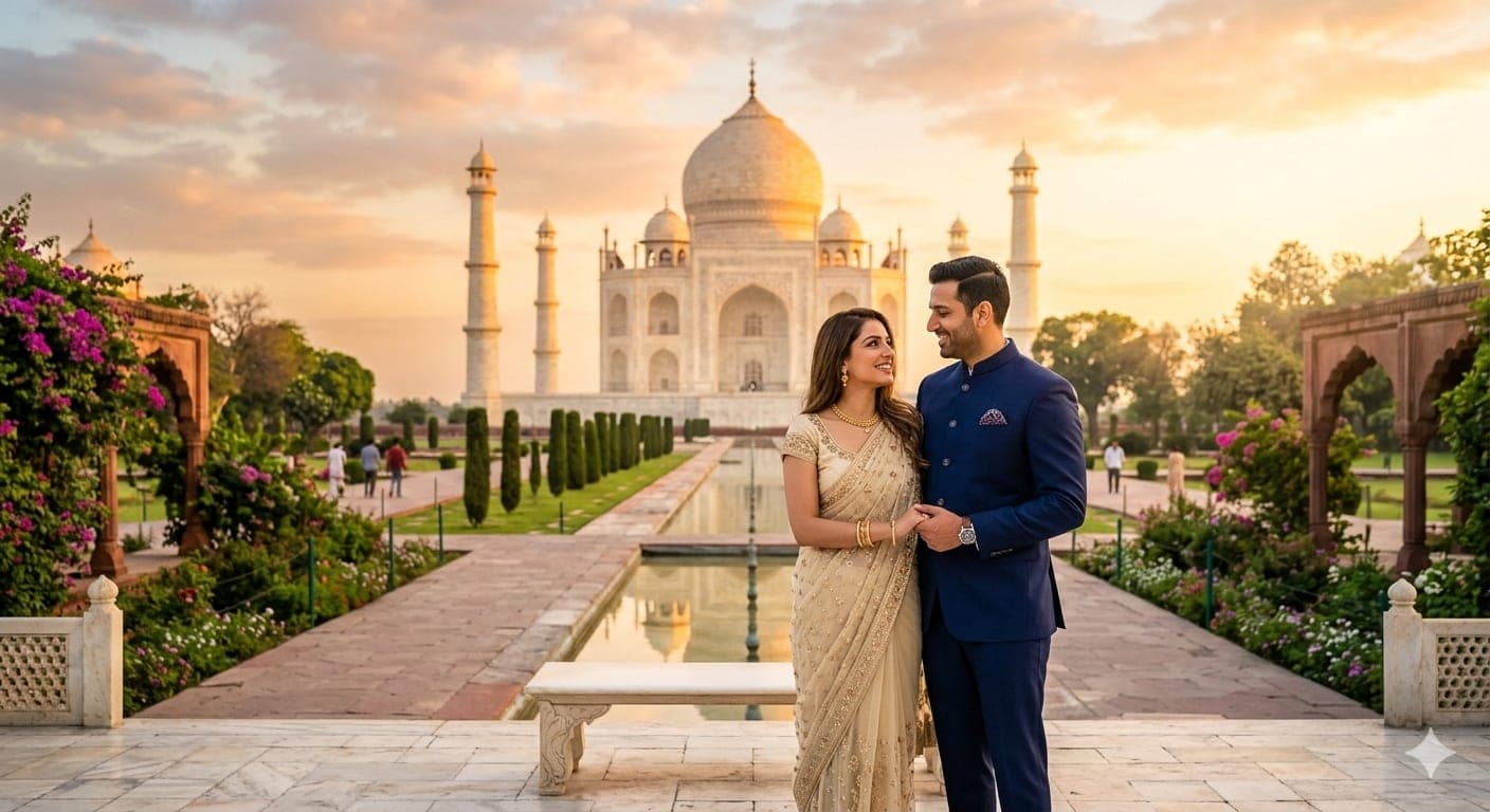 Same Day Taj Mahal Tour From Mumbai with Flight