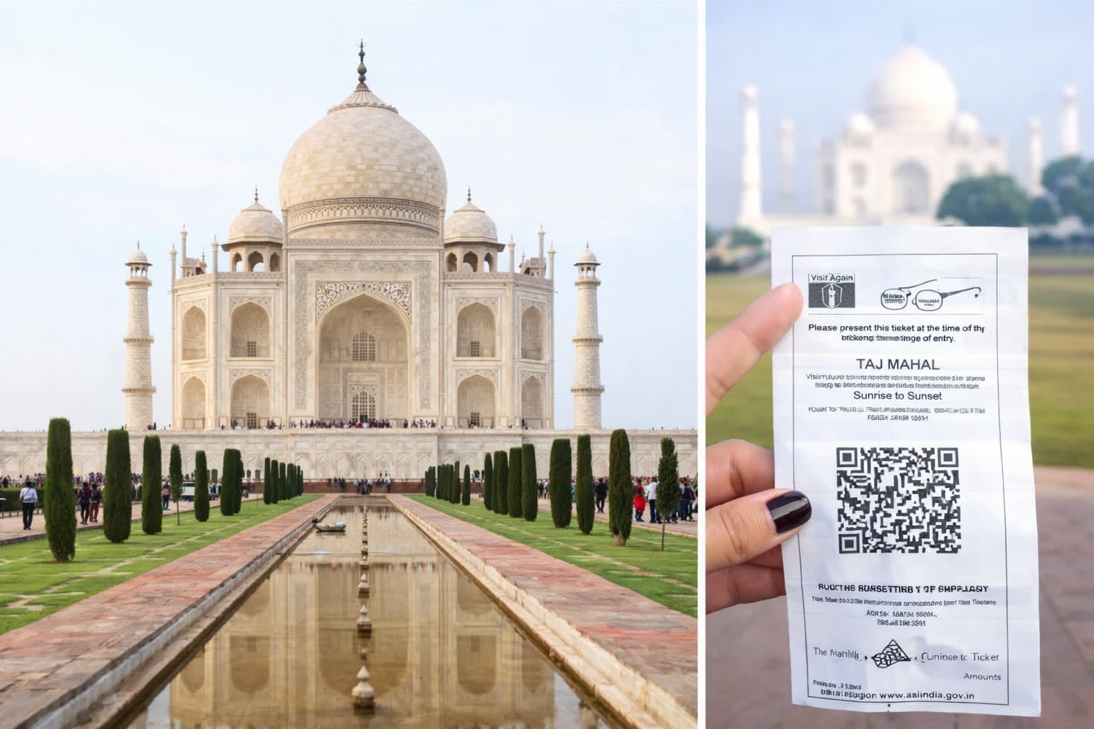 Taj Mahal Entry Ticket 2026 – Skip-the-Line Official Admission for Foreigners