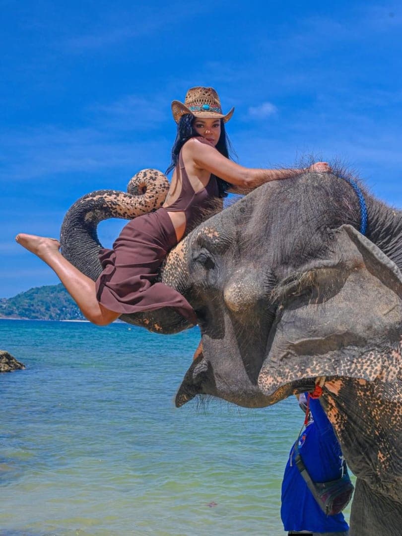 Elephant Beach Experience in Patong | Photos, Ride & Swim with Elephants 2