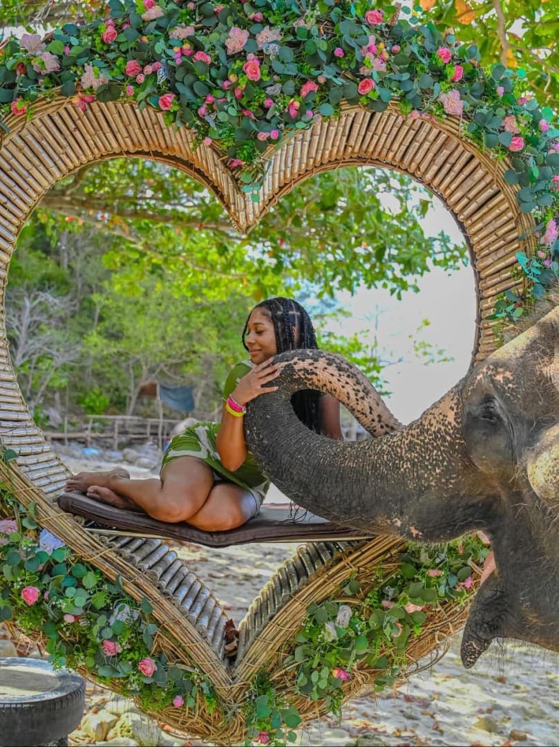 Elephant Beach Experience in Patong | Photos, Ride & Swim with Elephants 3