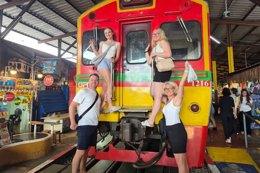 Bangkok's Floating Market & Railway Market Day Trip with Boat Ride in Bangkok - Discover the best tours in Bangkok with licensed local guides. Grand Palace, Wat Pho, canal tours, floating markets, street food walks & more — book direct with local experts.